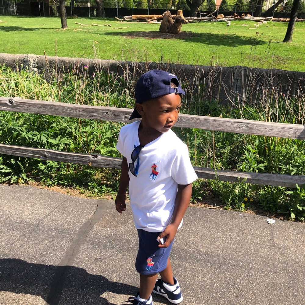 Polo by Ralph Lauren, Tie Dye Print Big Pony Cotton Boys Short Set